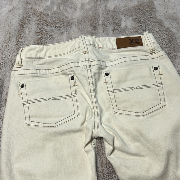 X2 Women's Off-White Flare Jeans - Picture 8 of 9